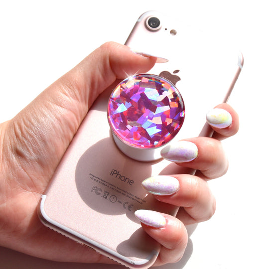 Swarovski Crystal PopSocket Cell Phone Grip Support de téléphone