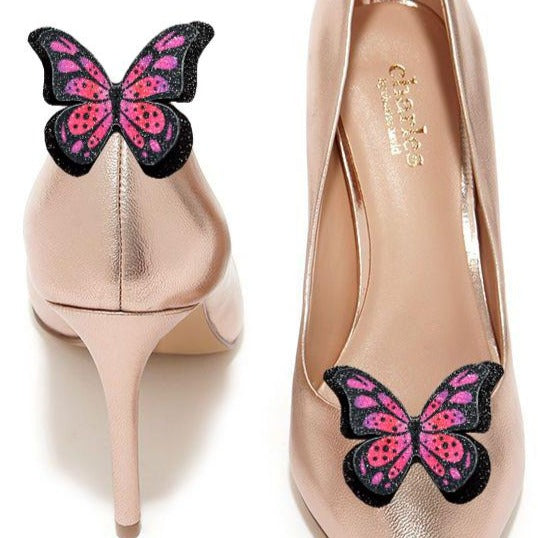 Butterfly shoe clips