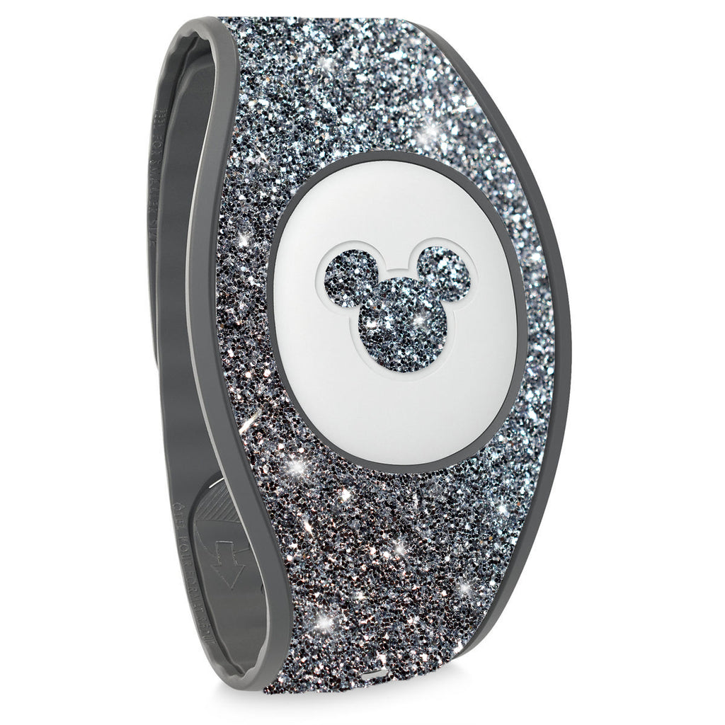Disney MagicBand 2 Glitter Bracelet - Sparkly Silver